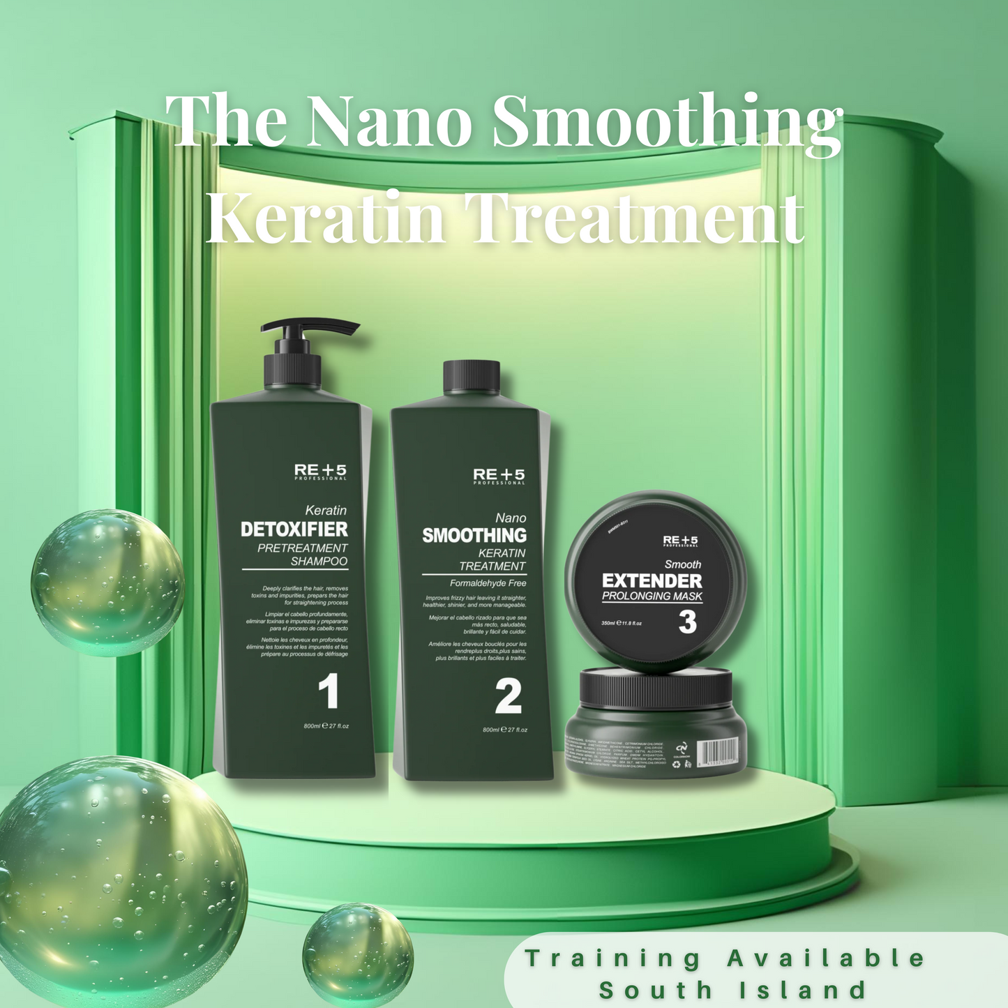 The Nano Smoothing Keratin Treatment Complete Kit