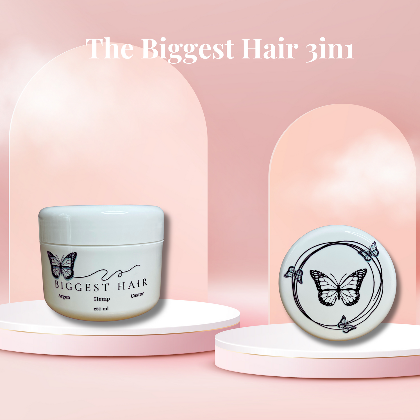 The Biggest Hair 3in1 - Argan, Castor & Hemp Seed - 250ml