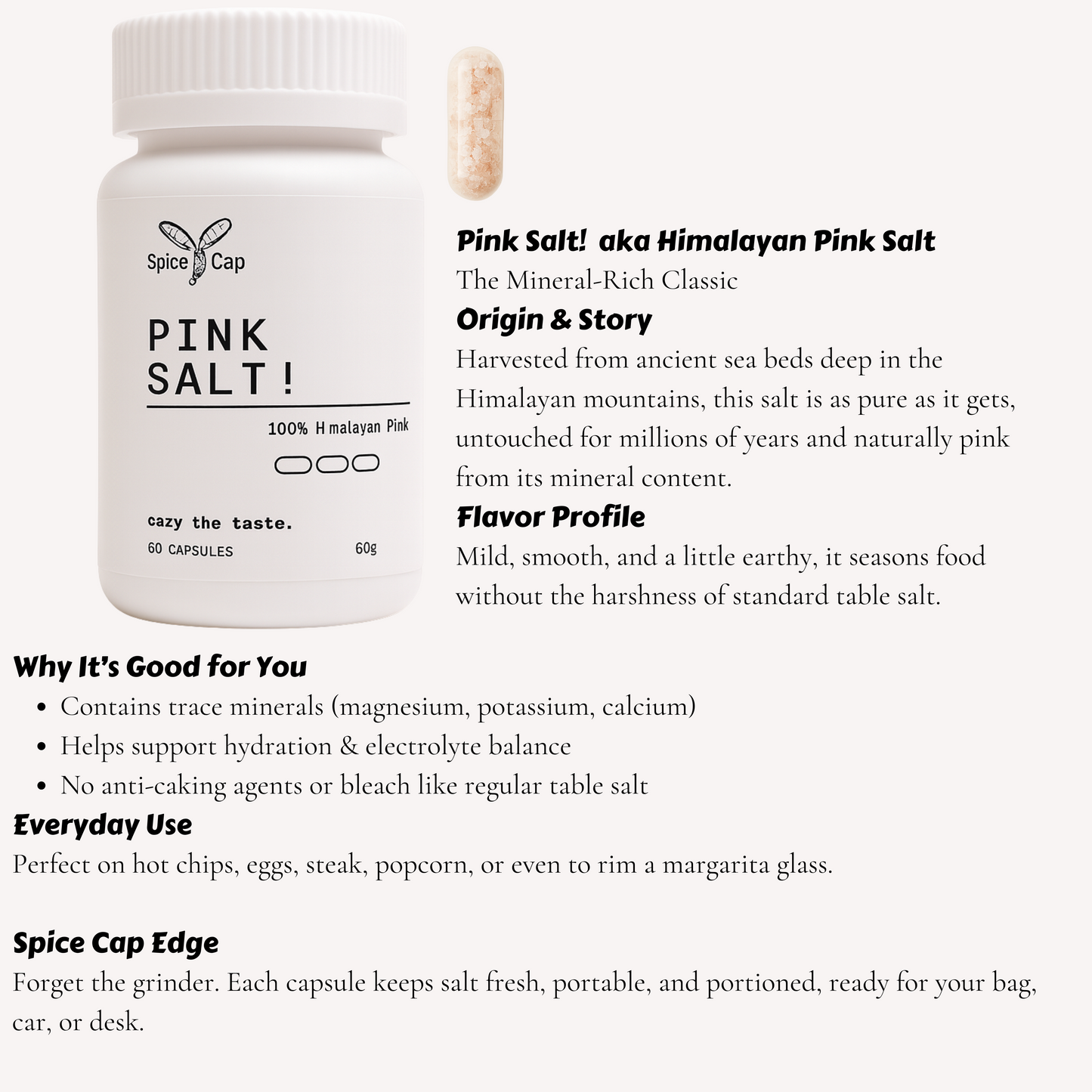 Pink Salt! - 60 Capsules